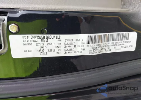 2013 Chrysler Town & Country Touring from USA, damaged, VIN 2C4RC1BG1DR691792